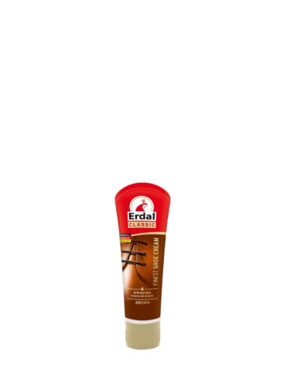Poza cu Erdal Finest Shoe Cream, crema pentru pantofi, maro, 60 ml