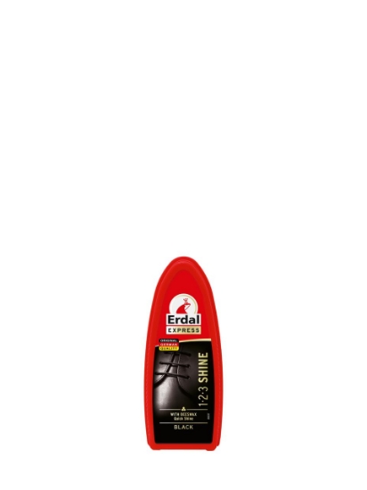 Poza cu Erdal Express 1-2-3 Shine burete lustruire pantofi, negru