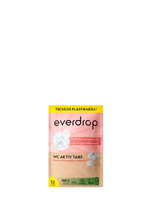 Poza cu Everdrop Aktiv Tabs, tablete active curatare vas de toaleta,12 buc