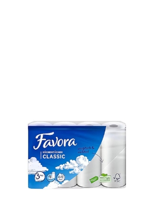 Poza cu Favora Classic, prosoape de bucatarie, 4 role, 3 straturi