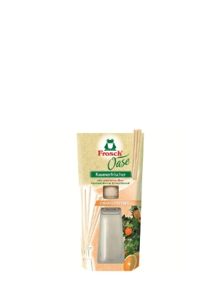 Poza cu Frosch Oase Orangenhain, odorizant de camera cu betisoare, 90 ml