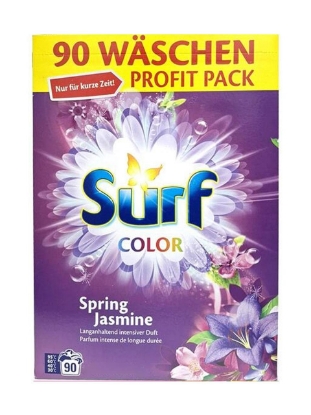Poza cu Surf Color Spring Jasmine, detergent pudra pentru rufe colorate,  90 spalari, 5.13 Kg
