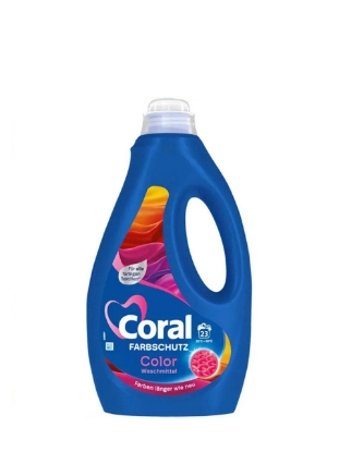 Poza cu Coral Color Optimal, detergent lichid pentru rufe colorate, 23 spalari, 1.15 L