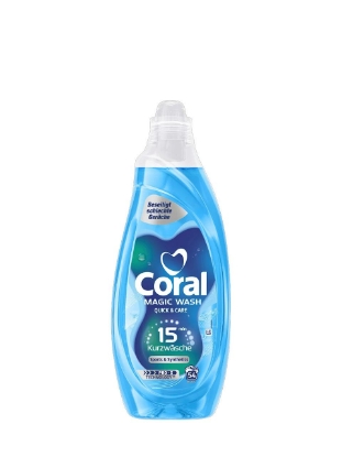 Poza cu Coral Magic Wash, detergent lichid universal pentru rufe, 54 spalari, 2.16 L
