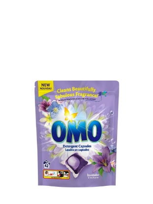 Poza cu OMO Lavender & Eucalyptus, detergent capsule universal, 42 spalari