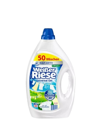 Poza cu Weißer Riese Universal Gel Aktiv, detergent gel universal, 50 spalari, 2.25 L