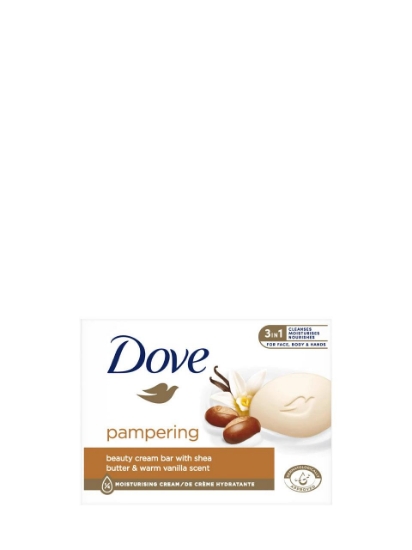 Poza cu Dove Pampering Cream Bar, sapun solid cu unt de shea si vanilie, 90 g