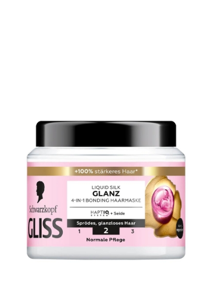 Poza cu Gliss Liquid Silk Glanz 4-in-1 Bonding Haarmaske, masca pentru par, 400 ml