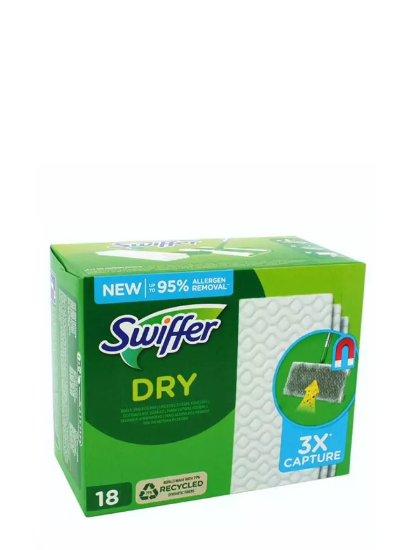 Poza cu Swiffer Dry, rezerve lavete uscate pentru podea, 18 buc
